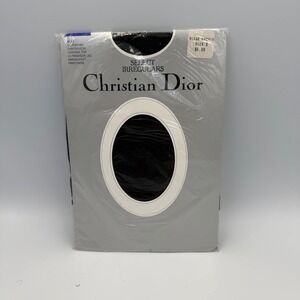 Christian Dior Diorissimo Controleur Pantyhose Black Orchid Size 3 Ultrasheer